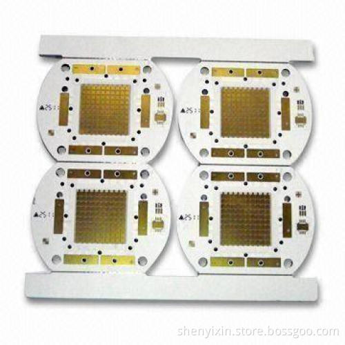 Aluminum Board, Made of Aluminum Material with 2.0mm Aluminum Thickness and ENIG Surface Finish